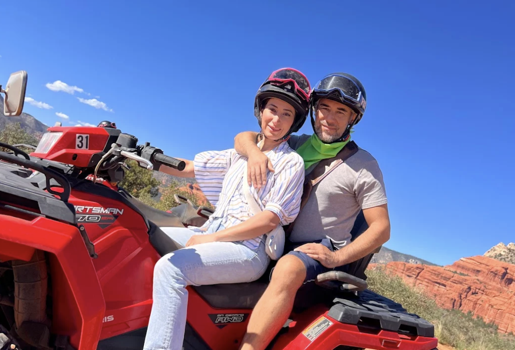 For the Adventurous Couple: ATV Tours in Arizona for Valentine’s Day 1 A couple enjoying ATV tour in Arizona