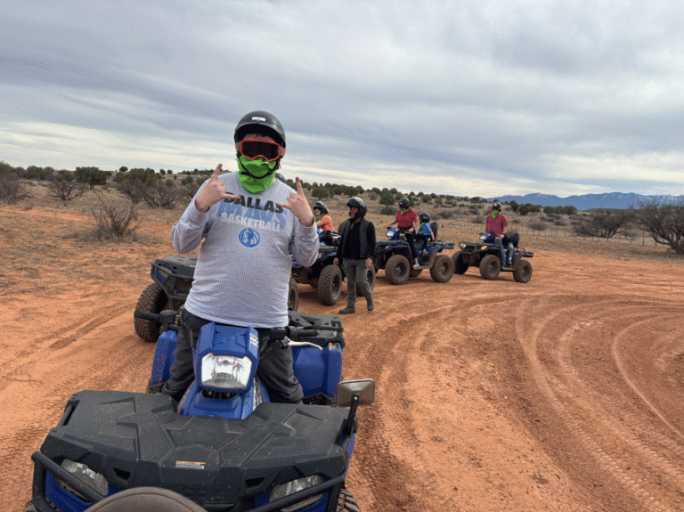 Arizona ATV tours rider on thrilling red rock trail in Sedona